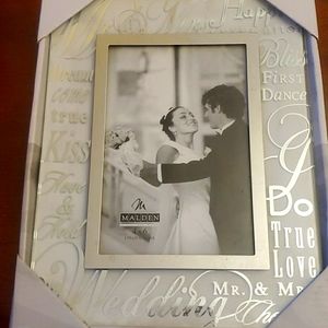 Malden wedding photo frame 4x6